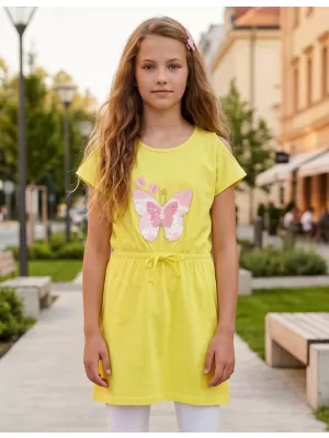 Mädchenkleid SAM 73 KSKR078 BERNSTEIN