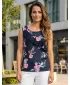 Damen-Tanktop KIXMI JENIFER DUNKELBLAU