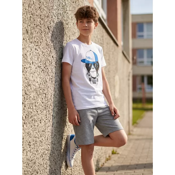  Boy T -Shirt mit kurzen Ärmeln SAM 73 BT 535 WEIß 