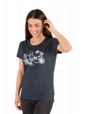 Frauen t -Shirt mit kurzen Ärmeln SAM 73 LTSR618 DUNKELBLAU