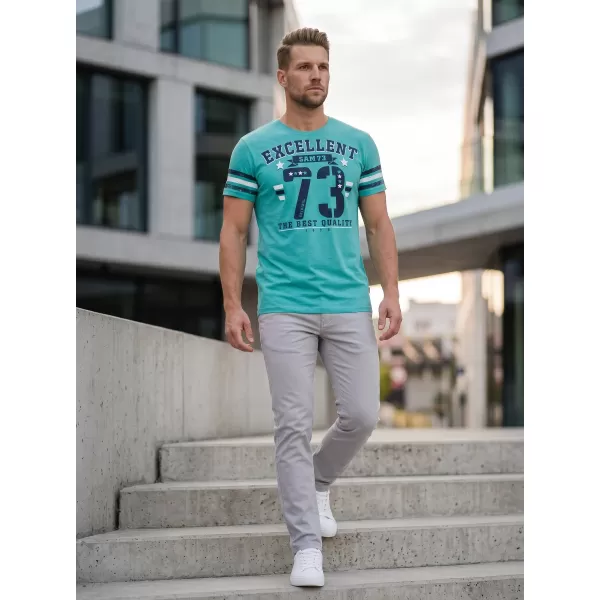  Herren t -Shirt mit kurzen Ärmeln SAM 73 MT 762 NEON 