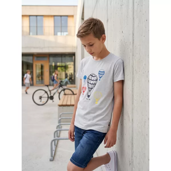  Boy T -Shirt mit kurzen Ärmeln SAM 73 KTSR256 HELLGRAU 