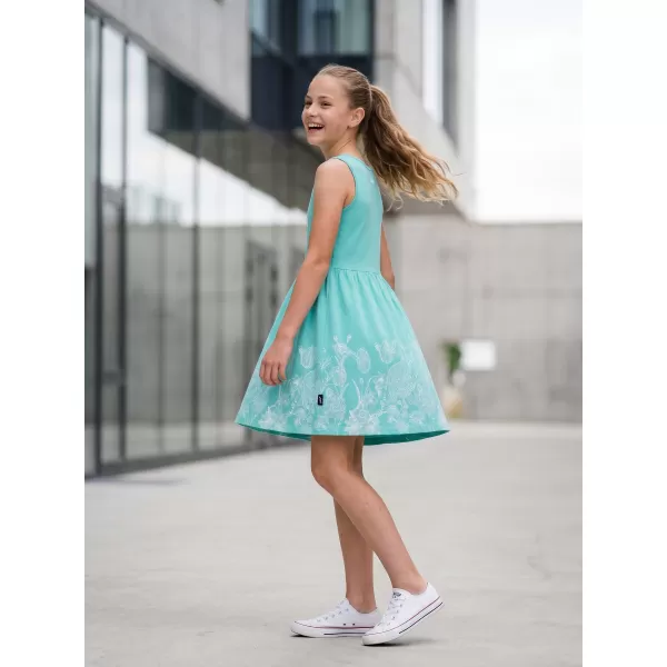  Mädchenkleid SAM 73 KSKR071 GRÜN 
