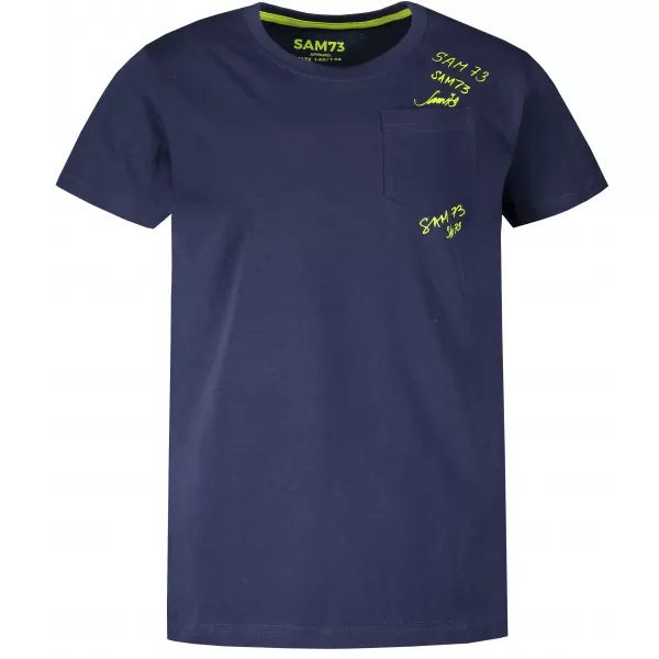  Boy T -Shirt mit kurzen Ärmeln SAM 73 KTSR257 DUNKELBLAU 