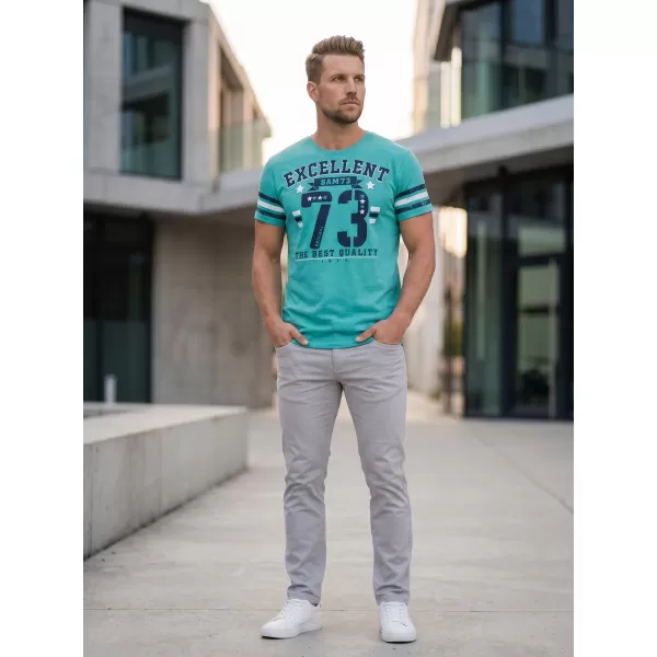  Herren t -Shirt mit kurzen Ärmeln SAM 73 MT 762 NEON 