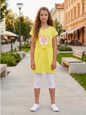 Mädchenkleid SAM 73 KSKR078 BERNSTEIN