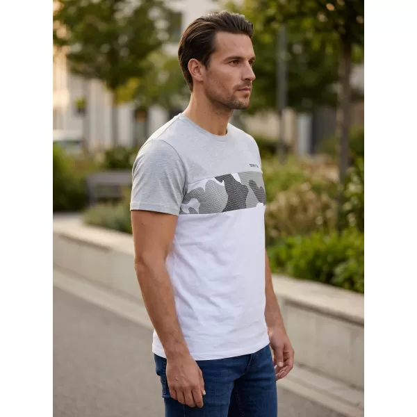  Herren t -Shirt mit kurzen Ärmeln SAM 73 MT 764 HELLGRAU 