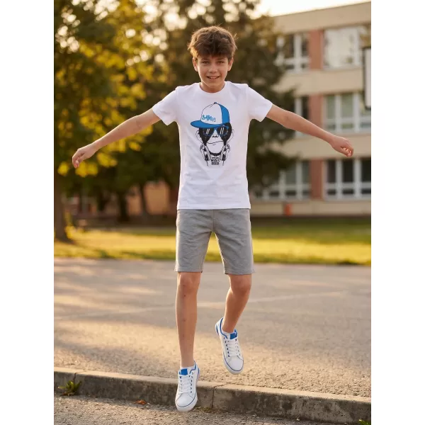  Boy T -Shirt mit kurzen Ärmeln SAM 73 BT 535 WEIß 