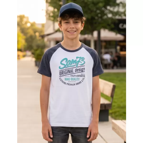  Boy T -Shirt mit kurzen Ärmeln SAM 73 BT 539 WEIß 