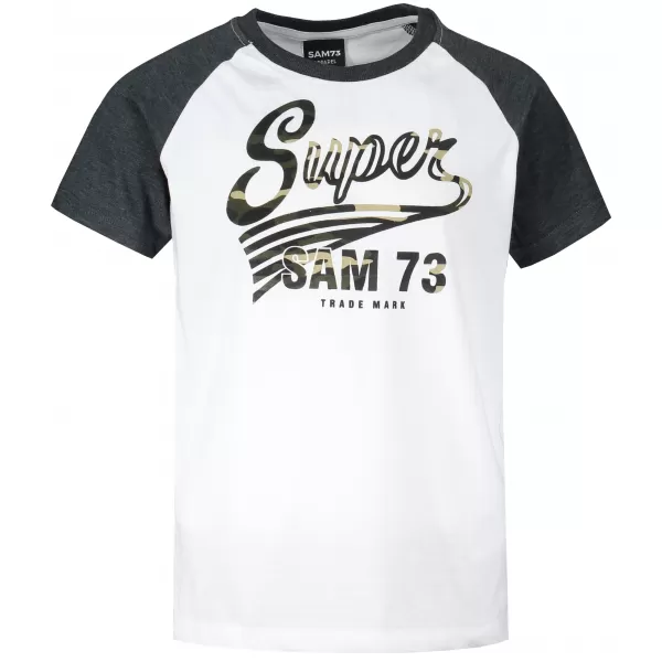  Boy T -Shirt mit kurzen Ärmeln SAM 73 BT 541 WEIß 