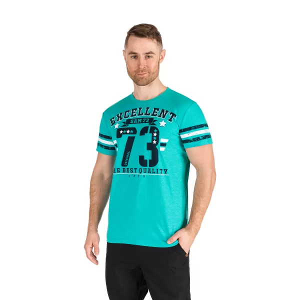  Herren t -Shirt mit kurzen Ärmeln SAM 73 MT 762 NEON 