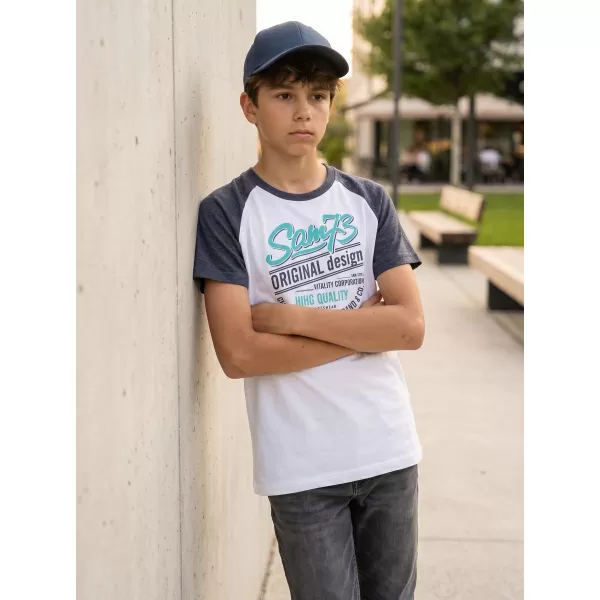  Boy T -Shirt mit kurzen Ärmeln SAM 73 BT 539 WEIß 