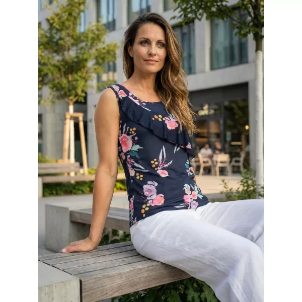  Damen-Tanktop KIXMI JENIFER DUNKELBLAU 