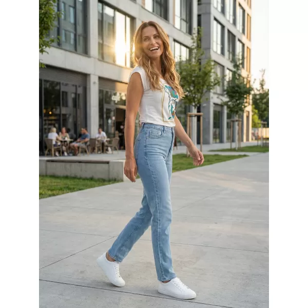  Damen-T-Shirt KIXMI JACKIE WEIß 