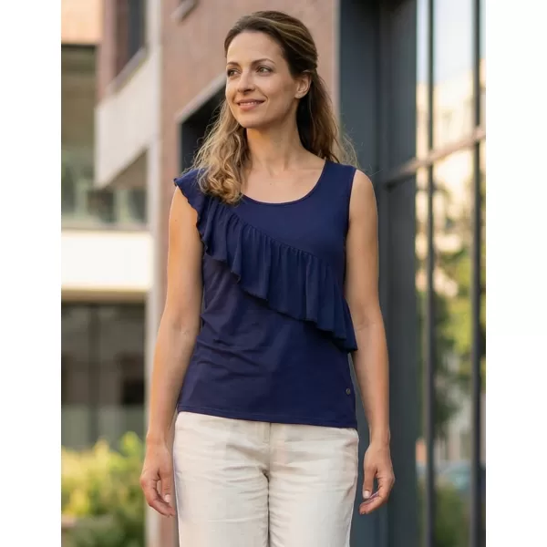  Damen-Tanktop KIXMI JETTIE DUNKELBLAU 