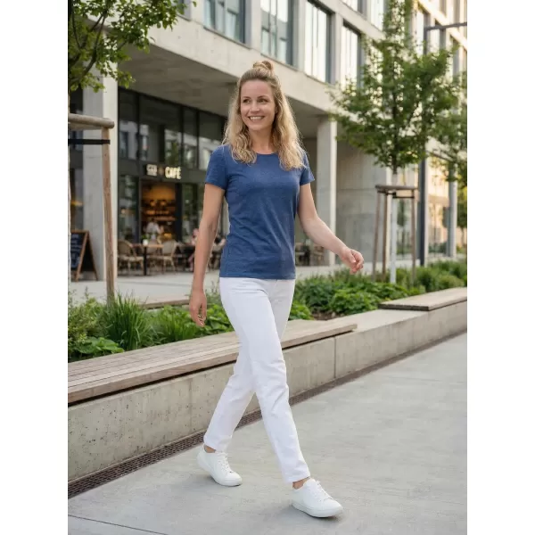  Frauen t -Shirt mit kurzen Ärmeln SAM 73 LTSR615 DUNKELBLAU 