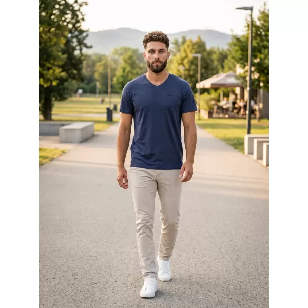  Herren t -Shirt mit kurzen Ärmeln SAM 73 LADIUS MTSR524 DUNKELBLAU 
