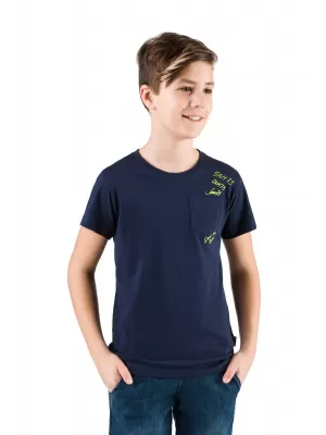 Boy T -Shirt mit kurzen Ärmeln SAM 73 KTSR257 DUNKELBLAU