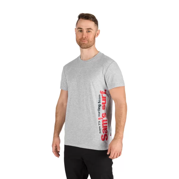  Herren t -Shirt mit kurzen Ärmeln SAM 73 MT 766 HELLGRAU 