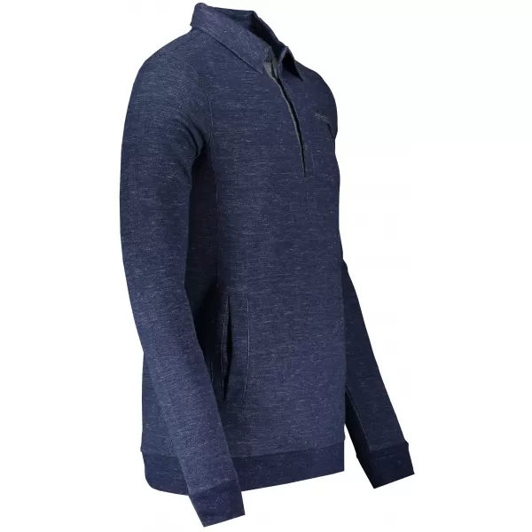  Herren-Sweatshirt KIXMI JASPER DUNKELBLAUE HIGHLIGHTS 