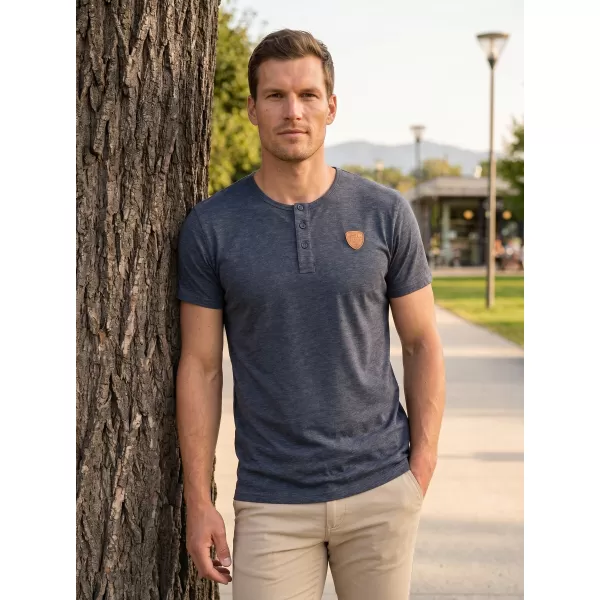  Herren t -Shirt mit kurzen Ärmeln SAM 73 MT 763 DUNKELBLAU 