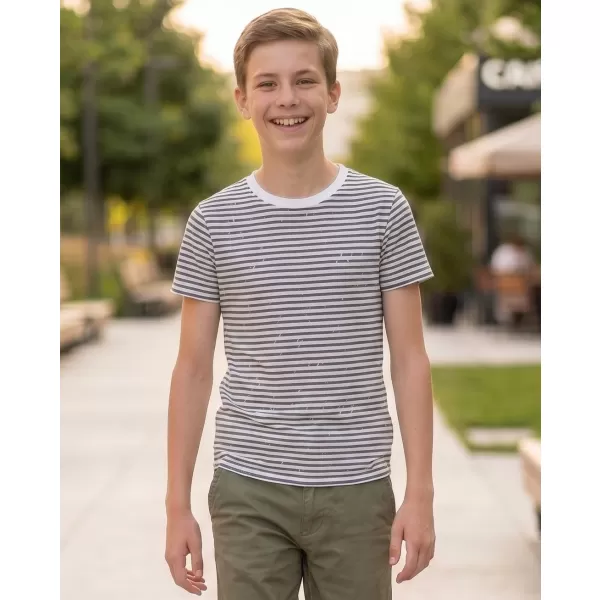  Kinder t -Shirt mit kurzen Ärmeln SAM 73 ZIKO KTSR267 GRAU 