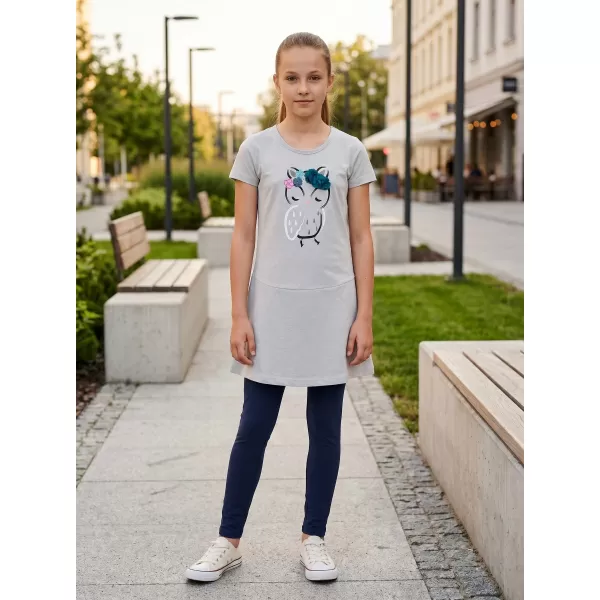  Mädchenkleid SAM 73 KSKR069 HELLGRAU 