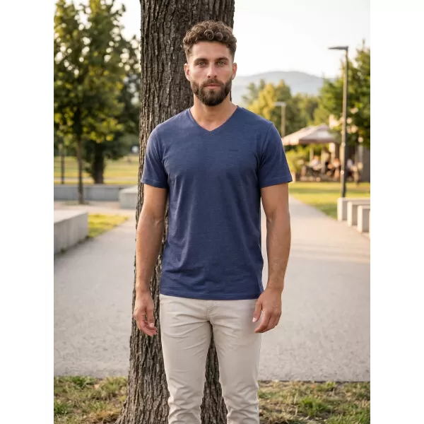  Herren t -Shirt mit kurzen Ärmeln SAM 73 LADIUS MTSR524 DUNKELBLAU 