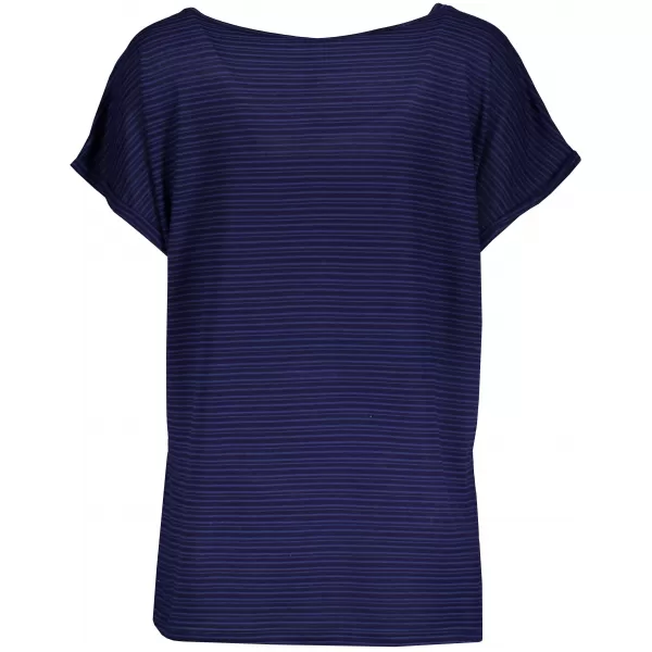  Damen-T-Shirt mit kurzen Ärmeln KIXMI JENNY DUNKELBLAU 