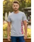 Herren t -Shirt mit kurzen Ärmeln SAM 73 MT 766 HELLGRAU