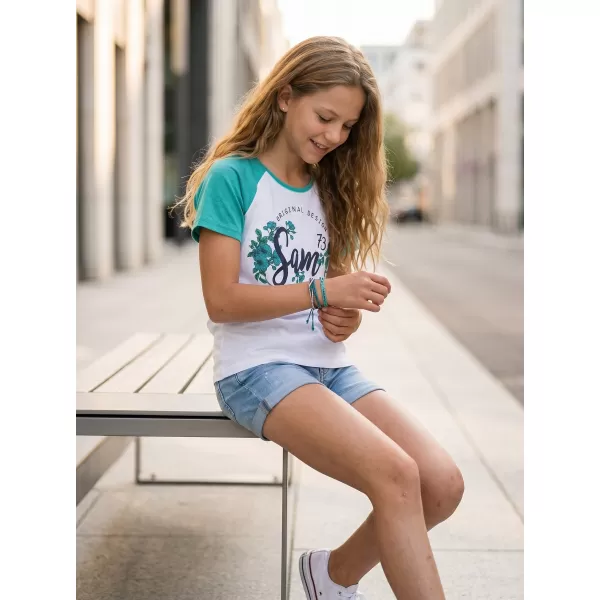  Girl's T -Shirt mit kurzen Ärmeln SAM 73 GT 540 NEON 
