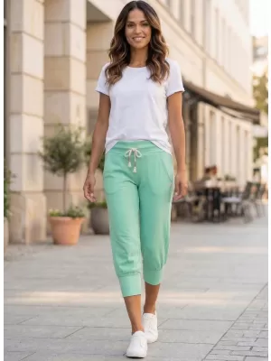 3/4-Jogginghose für Damen TORSTAI MYSORE GRÜN