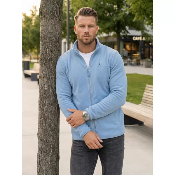  Fleece-Sweatshirt für Herren ALTISPORT DANER MSWR237 HELLBLAU 