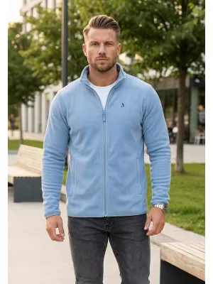 Fleece-Sweatshirt für Herren ALTISPORT DANER MSWR237 HELLBLAU