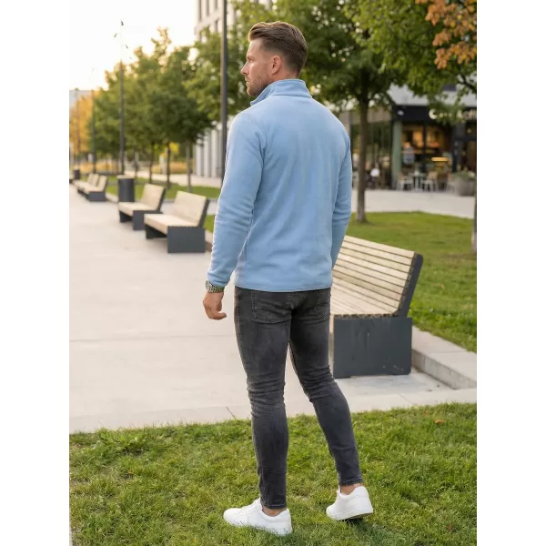  Fleece-Sweatshirt für Herren ALTISPORT DANER MSWR237 HELLBLAU 