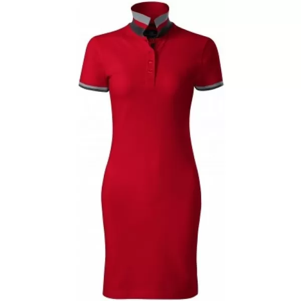  Damenkleid mit Kragen MALFINI PREMIUM DRESS UP 271 ROTE FORMEL 