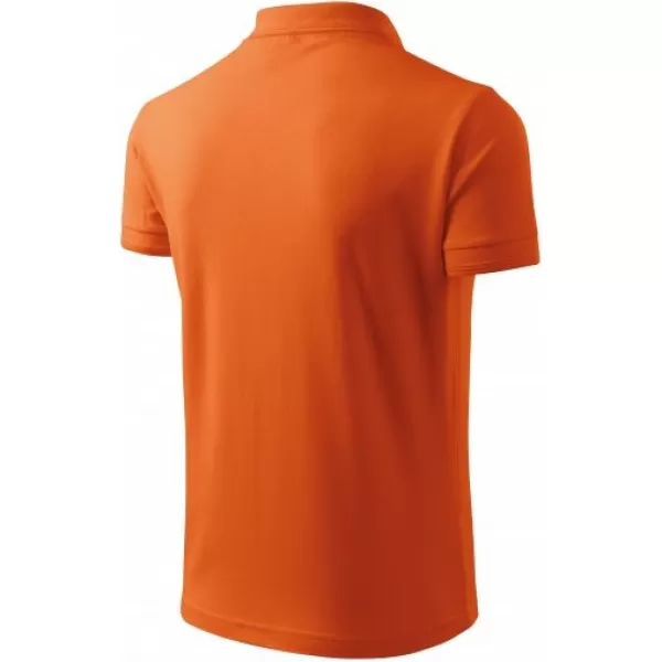  Herren-T-Shirt mit Kragen MALFINI PIQUE POLO 203 ORANGE 