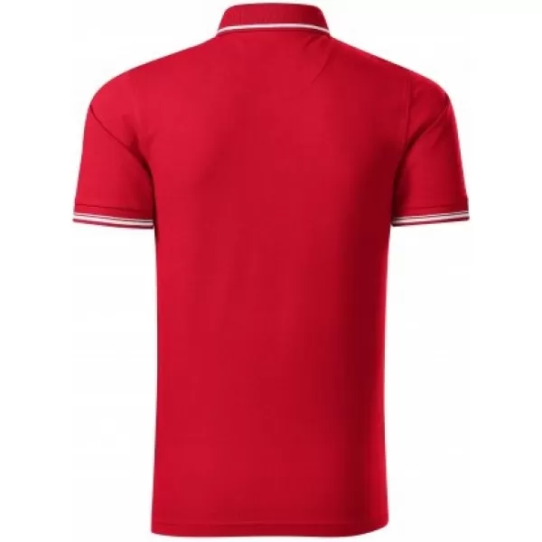  Herren-T-Shirt mit Kragen MALFINI PREMIUM PERFECTION PLAIN 251 ROTE FORMEL 
