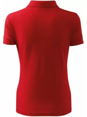 Damen-T-Shirt mit Kragen MALFINI PIQUE POLO 210 ROT