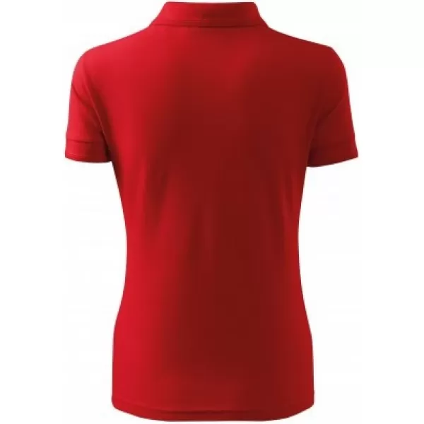  Damen-T-Shirt mit Kragen MALFINI PIQUE POLO 210 ROT 