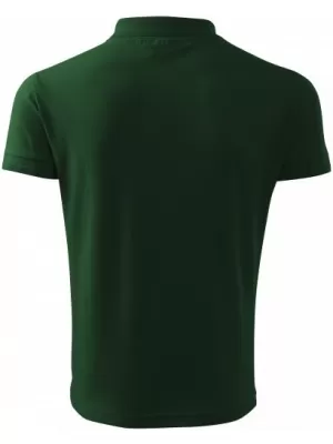 Herren-T-Shirt mit Kragen MALFINI PIQUE POLO 203 FLASCHENGRÜN