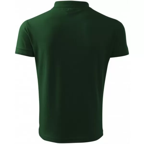  Herren-T-Shirt mit Kragen MALFINI PIQUE POLO 203 FLASCHENGRÜN 
