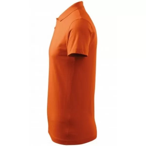  Herren-T-Shirt mit Kragen MALFINI SINGLE J. 202 ORANGE 