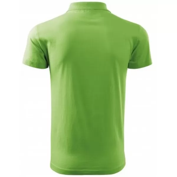  Herren-T-Shirt mit Kragen MALFINI SINGLE J. 202 GRASGRÜN 