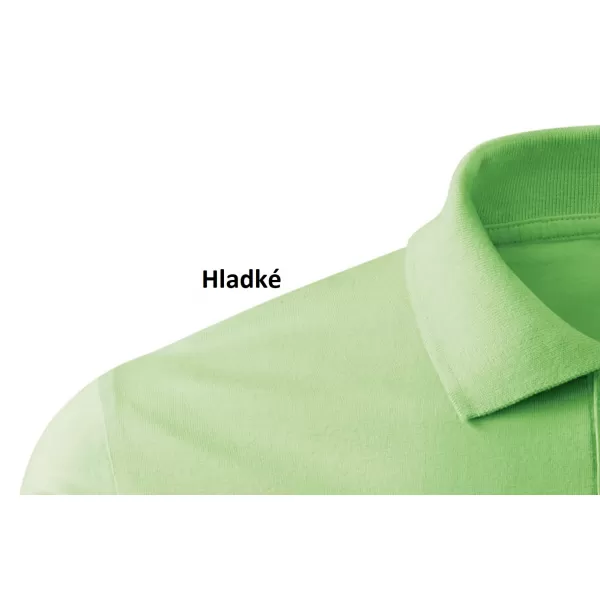  Herren-T-Shirt mit Kragen MALFINI SINGLE J. 202 GRASGRÜN 