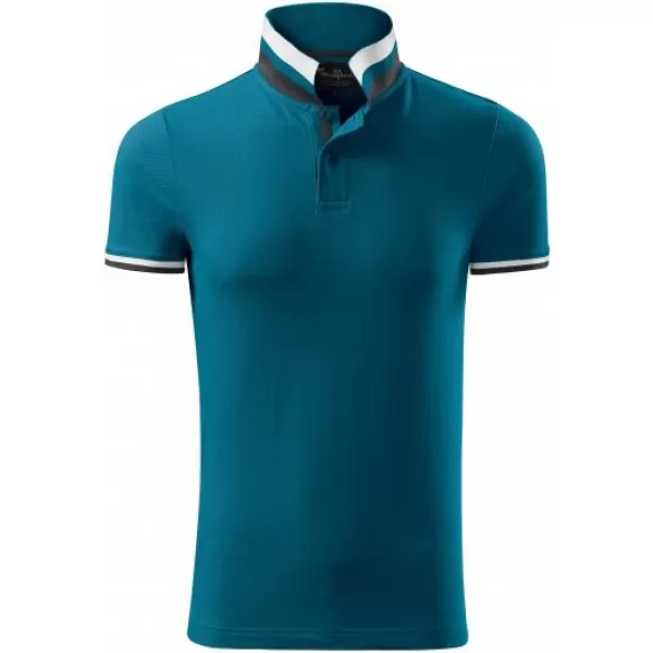  Herren-T-Shirt mit Kragen MALFINI PREMIUM COLLAR UP 256 KEROSIN 
