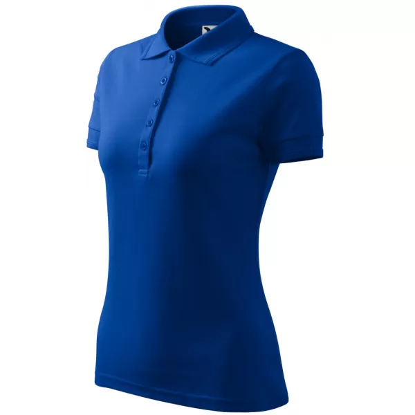  Damen-T-Shirt mit Kragen MALFINI PIQUE POLO 210 KÖNIGSBLAU 