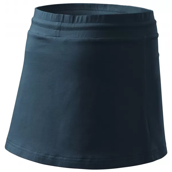  Damenrock mit Shorts MALFINI TWO IN ONE 604 MARINEBLAU 
