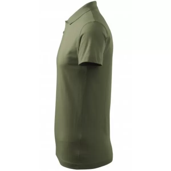  Herren-T-Shirt mit Kragen MALFINI SINGLE J. 202 KHAKI 
