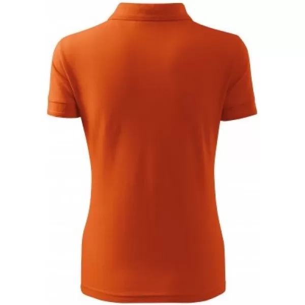  Damen-T-Shirt mit Kragen MALFINI PIQUE POLO 210 ORANGE 